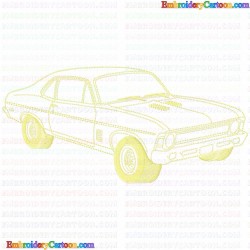 Cars 27 Embroidery Design