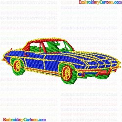 Cars 43 Embroidery Design