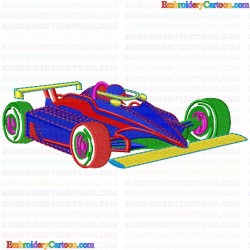 Cars 48 Embroidery Design