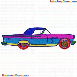 Cars 70 Embroidery Design