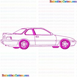 Cars 75 Embroidery Design