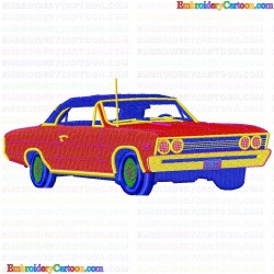 Cars 78 Embroidery Design