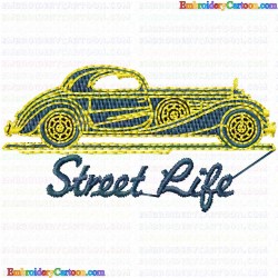 Cars 7 Embroidery Design