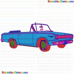 Cars 81 Embroidery Design