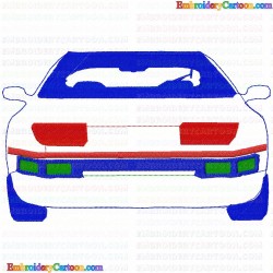 Cars 88 Embroidery Design