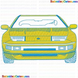 Cars 89 Embroidery Design