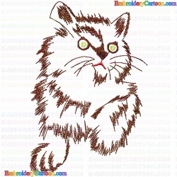 Cats 104 Embroidery Design