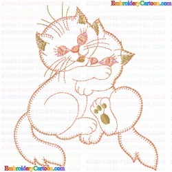 Cats 106 Embroidery Design