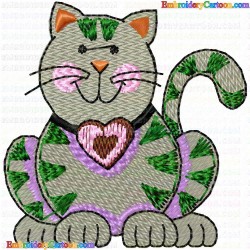 Cats 152 Embroidery Design