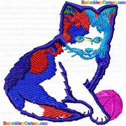 Cats 156 Embroidery Design