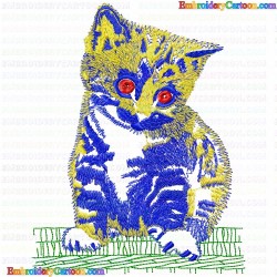 Cats 157 Embroidery Design