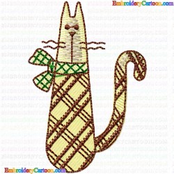 Cats 15 Embroidery Design