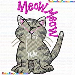 Cats 164 Embroidery Design