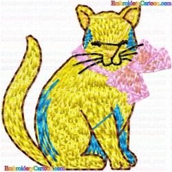 Cats 192 Embroidery Design