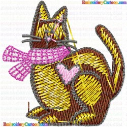 Cats 194 Embroidery Design