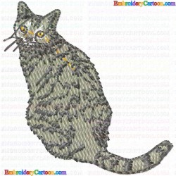 Cats 207 Embroidery Design