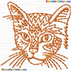 Cats 257 Embroidery Design