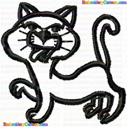 Cats 258 Embroidery Design