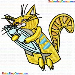 Cats 266 Embroidery Design