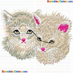 Cats 279 Embroidery Design