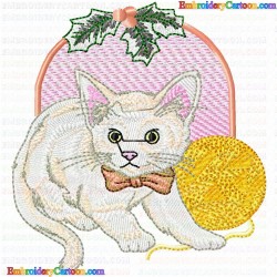 Cats 286 Embroidery Design