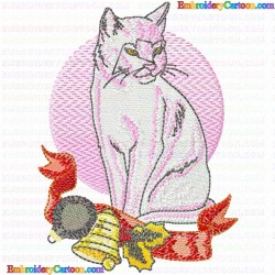 Cats 287 Embroidery Design