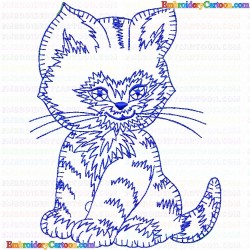 Cats 28 Embroidery Design