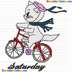 Cats 292 Embroidery Design