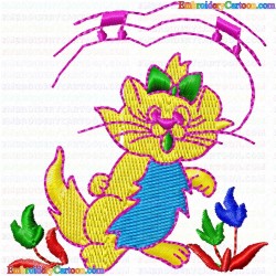 Cats 31 Embroidery Design