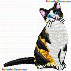 Cats 3 Embroidery Design