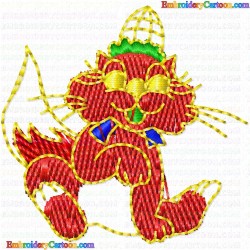 Cats 43 Embroidery Design