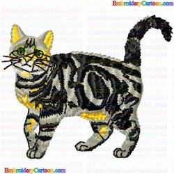 Cats 4 Embroidery Design