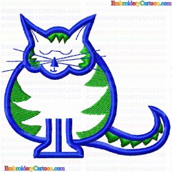 Cats 50 Embroidery Design