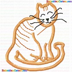 Cats 51 Embroidery Design