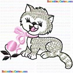 Cats 61 Embroidery Design