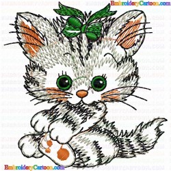 Cats 63 Embroidery Design