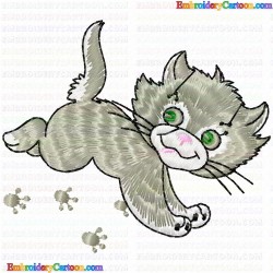 Cats 67 Embroidery Design