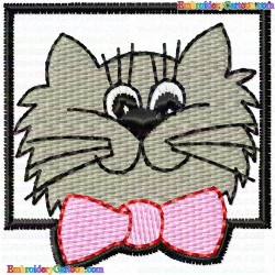 Cats 77 Embroidery Design