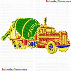 Cement Mixer 1 Embroidery Design