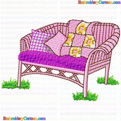 Chairs 16 Embroidery Design