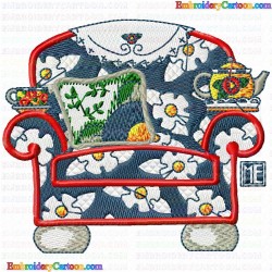 Chairs 1 Embroidery Design