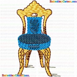 Chairs 24 Embroidery Design