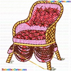 Chairs 27 Embroidery Design