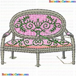 Chairs 28 Embroidery Design