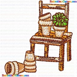 Chairs 35 Embroidery Design