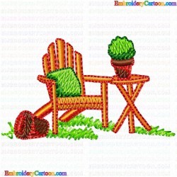 Chairs 36 Embroidery Design