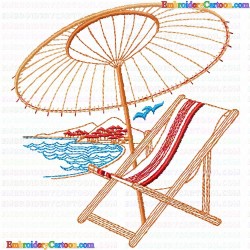 Chairs 3 Embroidery Design