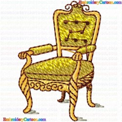 Chairs 40 Embroidery Design