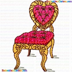 Chairs 43 Embroidery Design