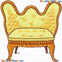 Chairs 44 Embroidery Design